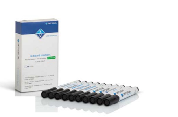 Marker - set van 10 - zwart